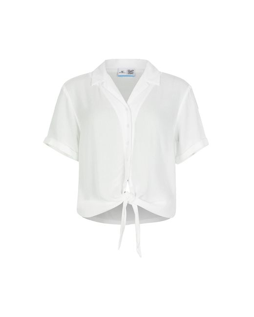 O'neill Sportswear White Cali Beach Shirt Blouse