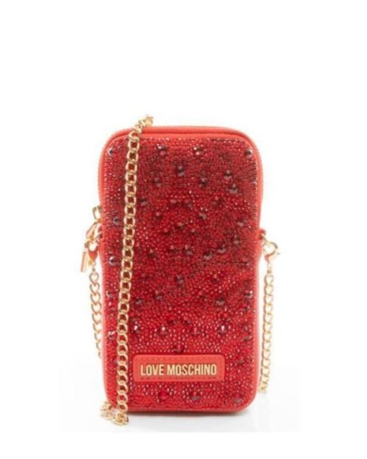 Love Moschino Red Wallet With Coin Purse