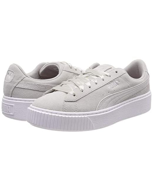 PUMA Platform Galaxy Wn's Low top Sneakers in Gray Save 20 PUMA Platform Galaxy Wn's Low top Sneakers in Gray Save 20