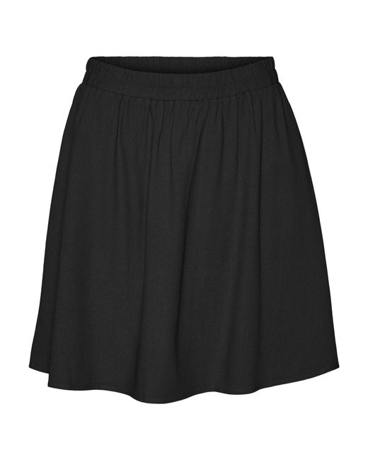 Vero Moda Black Rock VMMYMILO HW Short Skirt WVN GA