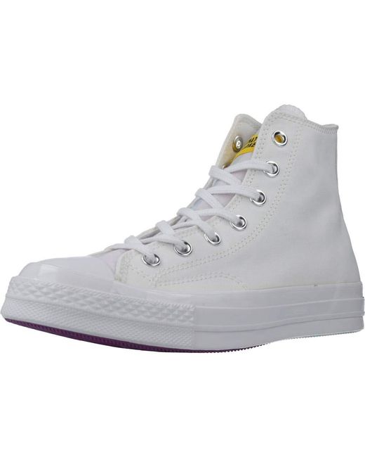 Converse Gray Shoes Chuck 70 Hi White 4.5 Uk