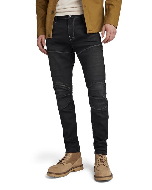 5620 3D Skinny Fit Jeans G-Star RAW de hombre de color Black