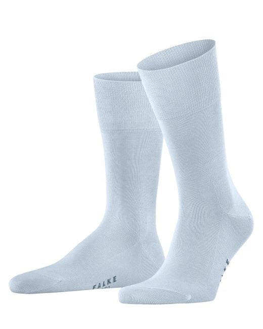 Falke Socken Tiago M SO Baumwolle einfarbig 1 Paar in Blue für Herren