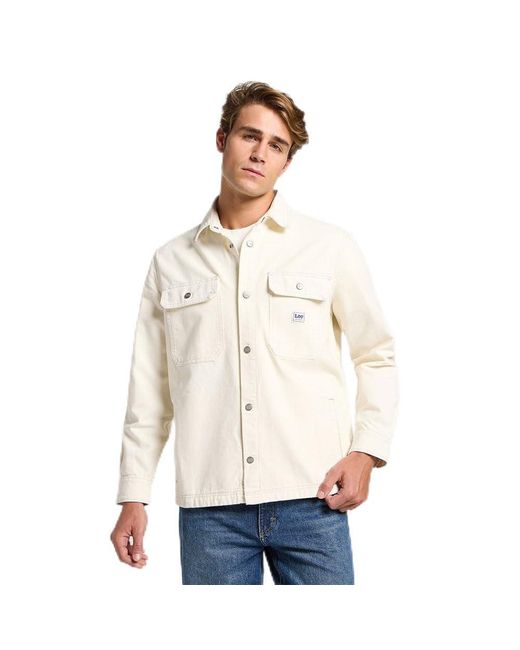 Lee Jeans Workwear Overshirt Shirt in White für Herren
