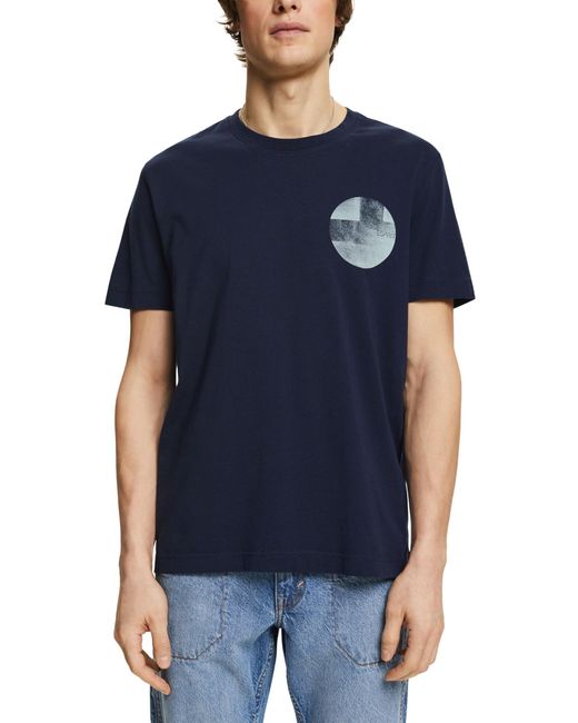 024ee2k332 Camiseta Esprit de hombre de color Blue