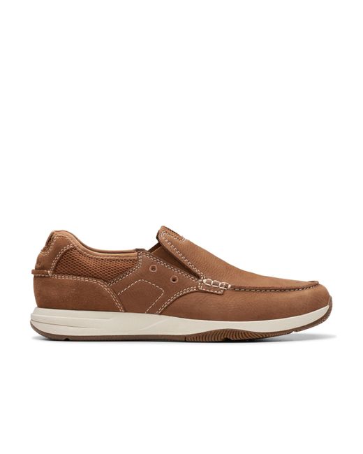 Clarks Sailview Step Instappers in het Brown voor heren