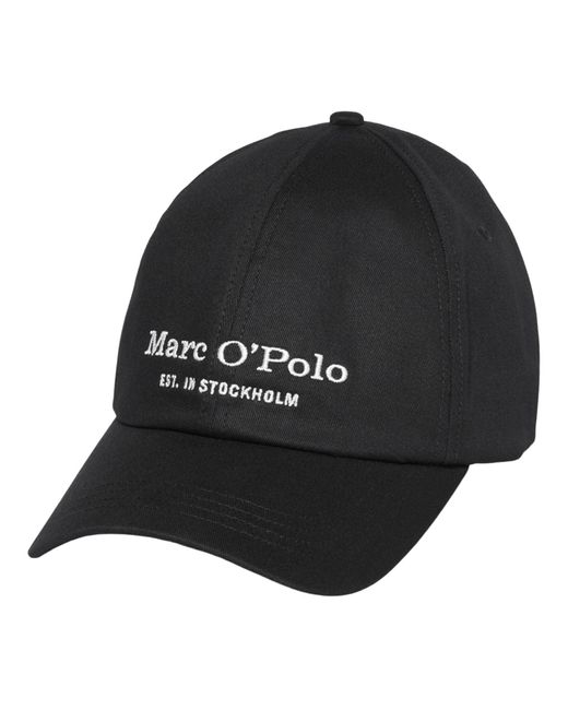 Casquette en coton tissé Marc O' Polo en coloris Black