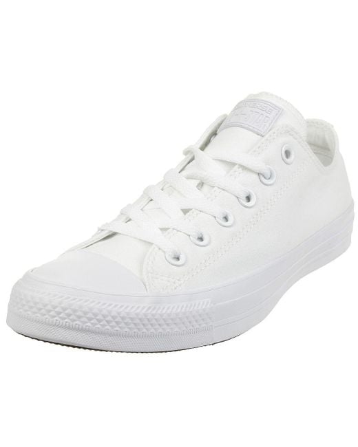 1U647 drini AS Ox Can Bianco Mono Bianco di Converse in White da Uomo