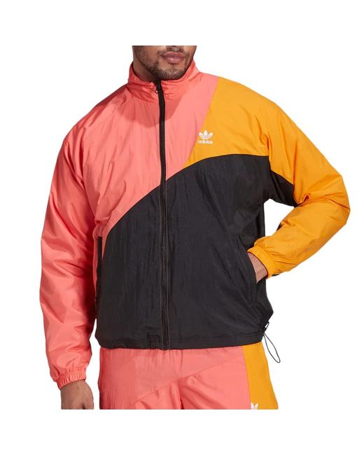 Adidas Colorblock Pink/black/orange Jacket for men