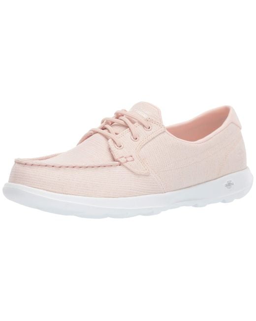 Skechers Pink Go Walk Lite-16422 Boat Shoe