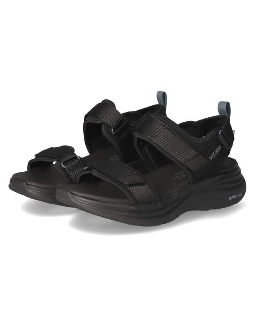 Skechers Black Sandalette in schwarz - Gr. 41