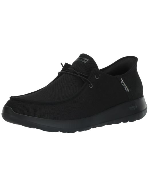 Skechers Go Walk Max Beach Casual Slip ins Sneaker in Black for Men Lyst UK