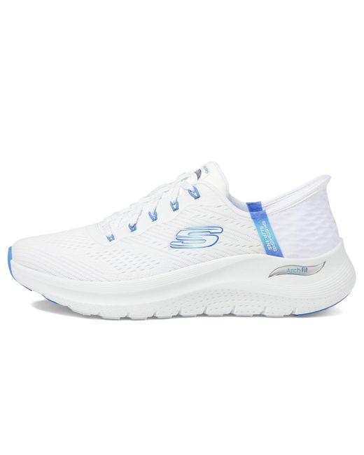 Skechers White Arch Fit 2.0 Easy Chic Hands Free Slip-ins Sneaker