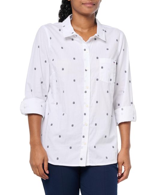 Tommy Hilfiger White Button-down Shirts For