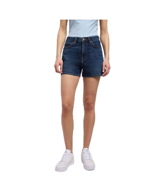 Carol Short Pantaloncini di Jeans di Lee Jeans in Blue