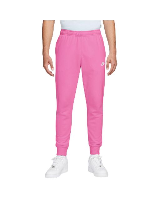 Herren Sportswear Club Jggr Ft Pantalón Nike de hombre de color Pink