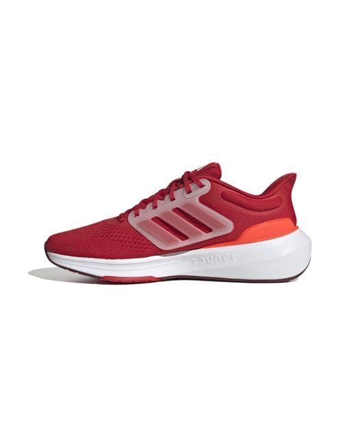 Men's red deals adidas shoes