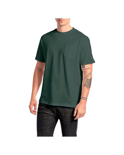 M6281 T-Shirt di Replay in Green da Uomo