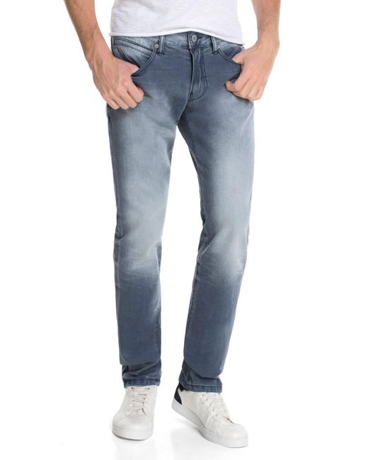 Esprit Collection Slim Jeans 045eo2b013 in het Blue voor heren