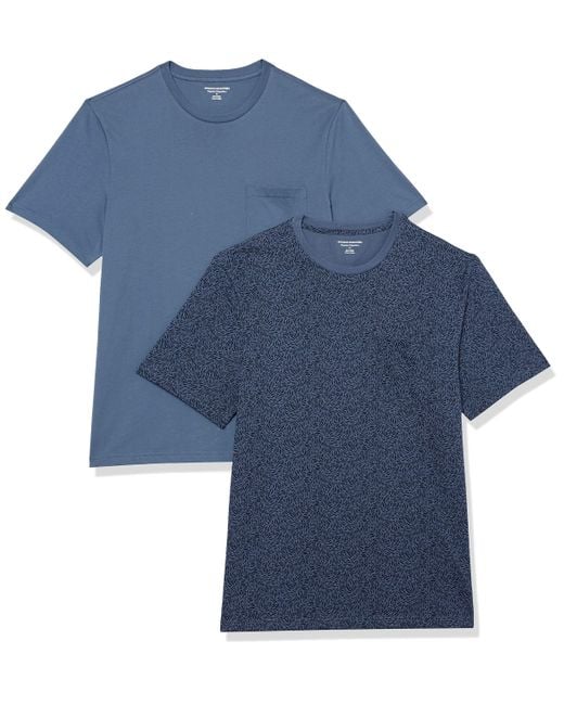 Amazon Essentials Blue S T-shirts for men