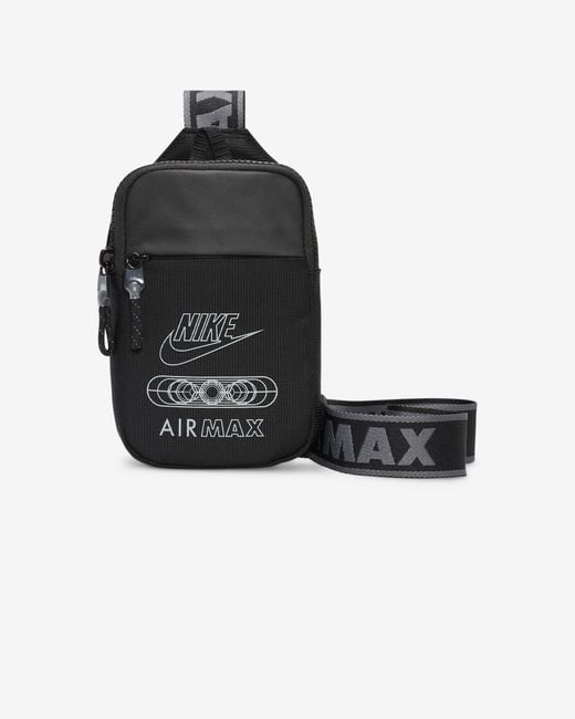 Nike Black Adults Air Max Mini Crossbody Bag Fq0232 010