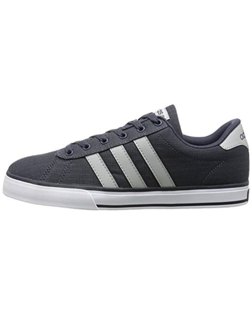 adidas Neo Se Daily Vulc Lifestyle Skateboarding Shoe in Gray for Men | Lyst