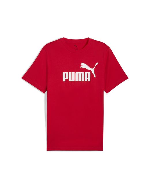 PUMA Red ESS No. 1 Logo Tee T-Shirts