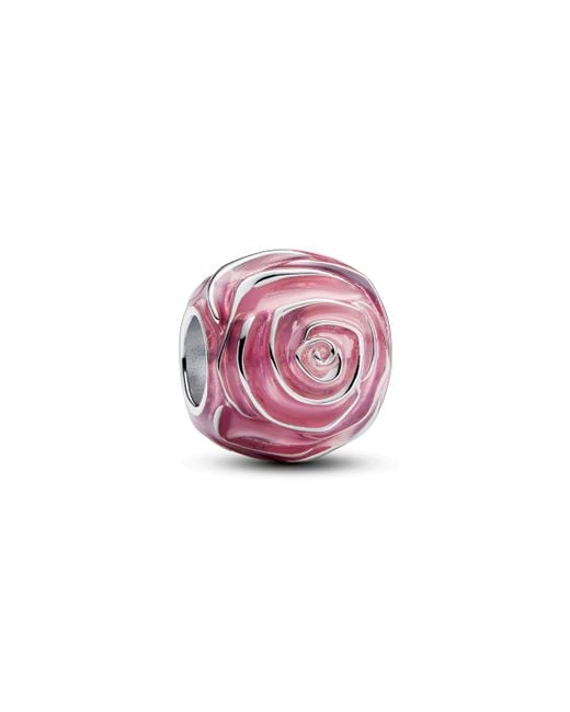 Moments Charm 793212C01 fleur rose Pandora en coloris Pink