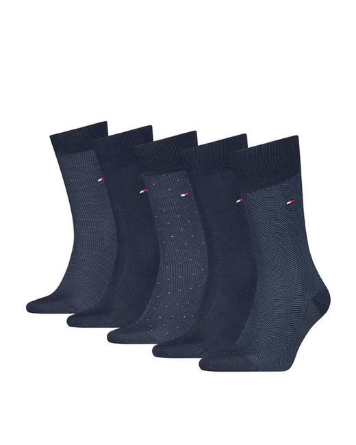Herringbone Dot Classic Sock Tommy Hilfiger pour homme en coloris Blue