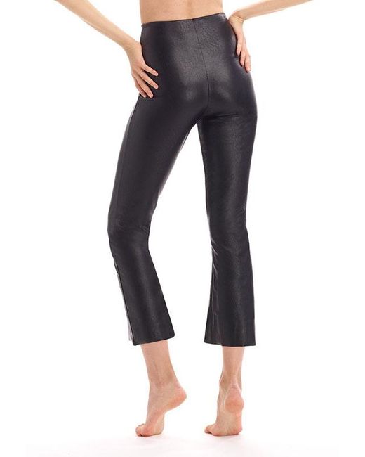 commando leather joggers