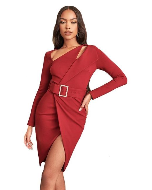 Long Sleeve Midi Dress 