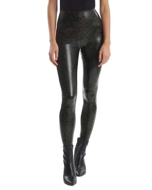 Commando Faux Leather Snake Print 