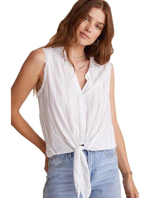 Bella Dahl Womens V-Neck Cropped Button-Down Top