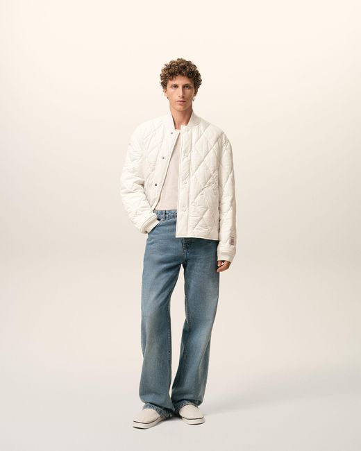 AMI Natural Nylon Padded Jacket