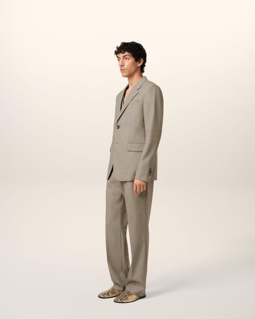 AMI Wolljacke Mit Zwei Knöpfen in Natural für Herren