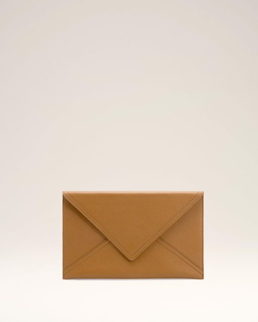 AMI Natural Smooth Leather Etienne Envelope Card Holder