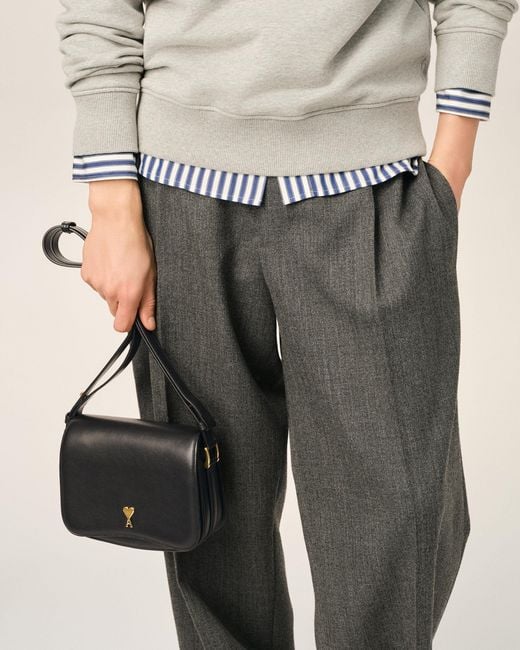 AMI Multicolor Cowhide Leather Paris Paris Bag