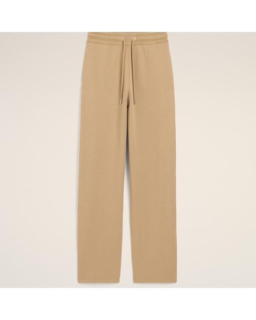 AMI Natural Cotton Track Pants With Ami De Coeur