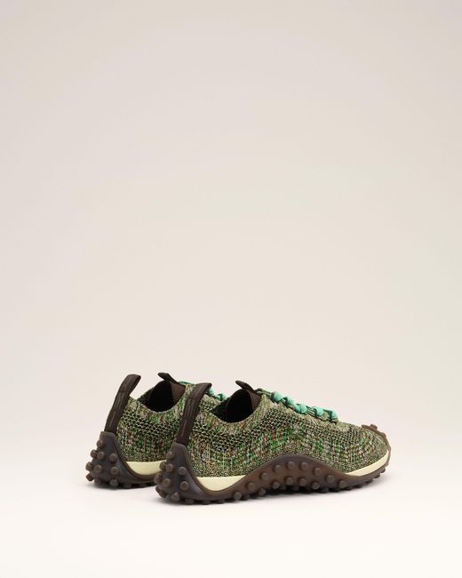 AMI Green Knit Mirage Sneakers