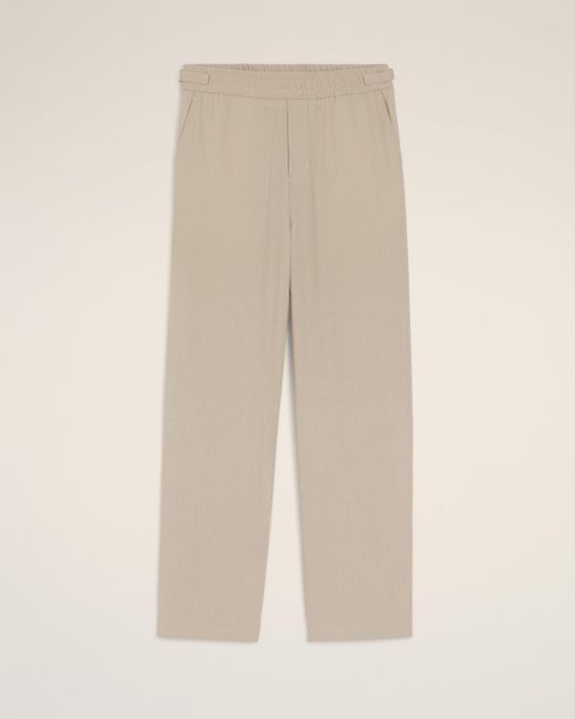 AMI Natural Wool Elasticated Trousers for men