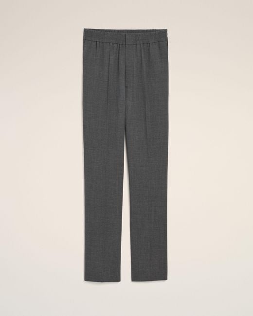 AMI Multicolor Elasticated-Waist Wool Trousers for men