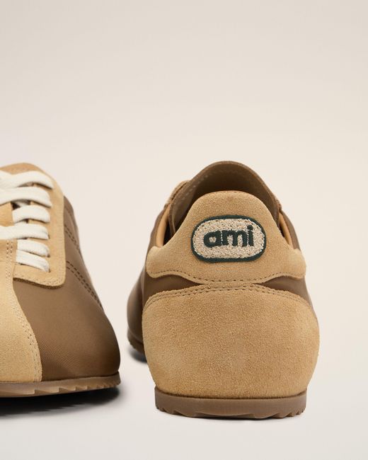 AMI Natural Nylon Soft Sneakers