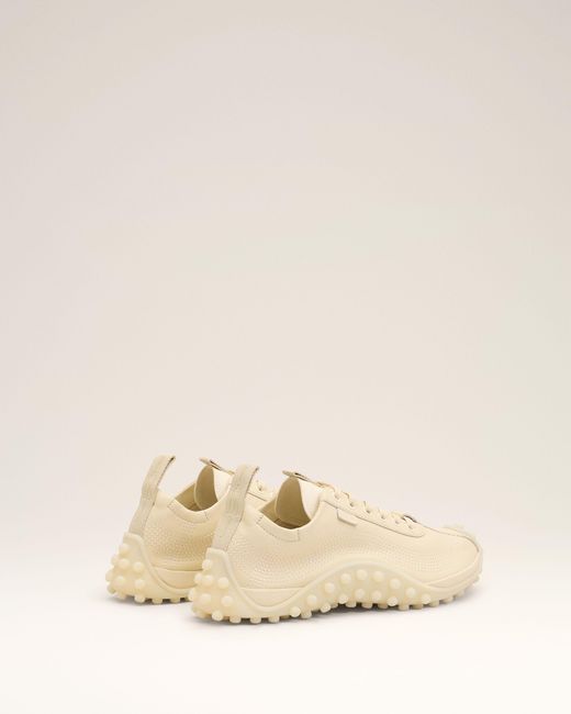 AMI Natural Cow Leather Mirage Sneakers