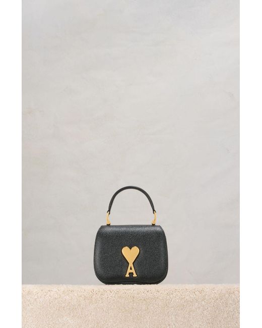 AMI Paris Leather Shoulder Bag - Farfetch