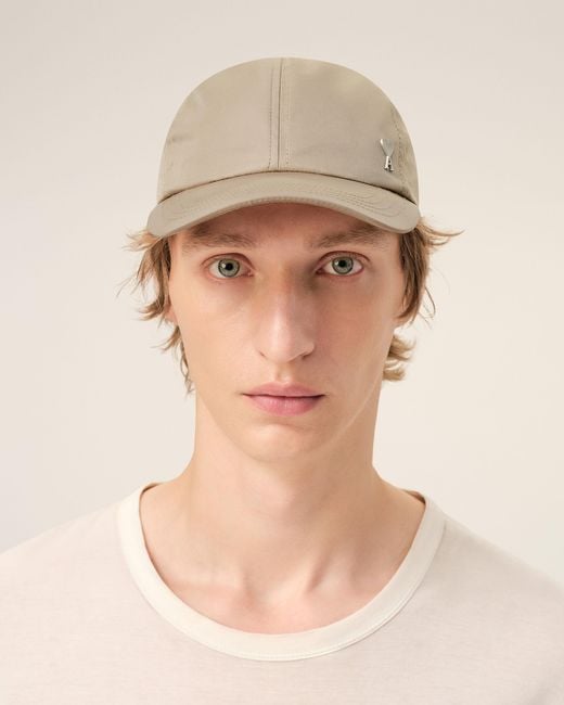 AMI Natural Nylon Ami De Coeur Stud Cap