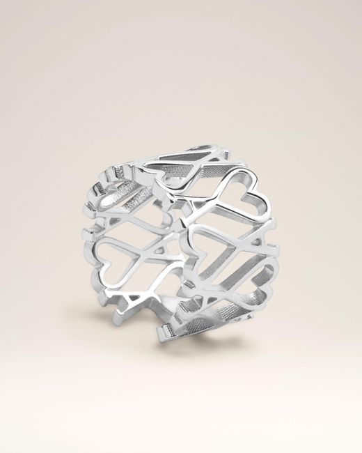 AMI Natural Ami De Coeur Ring Aus-Messing Grau