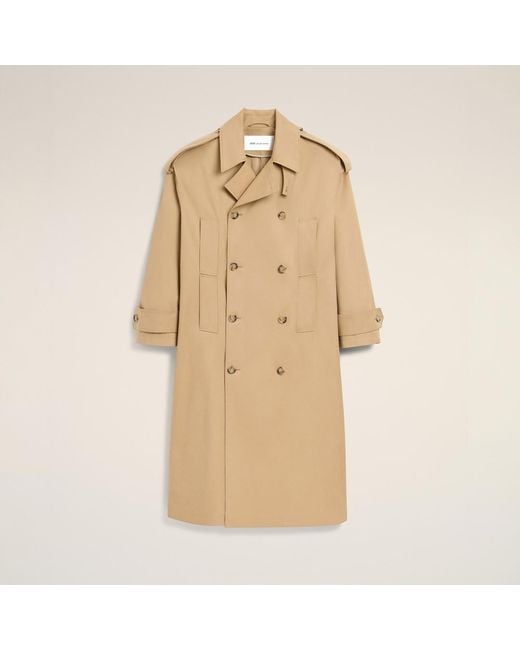 AMI Natural Cotton Trench Coat