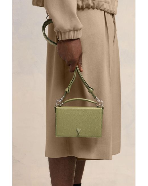 AMI Green Ami De Coeur Lunch Box Bag for men
