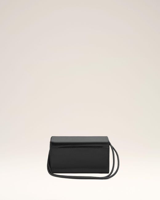 AMI Natural Cowhide Leather Voulez-Vous Wallet On Strap