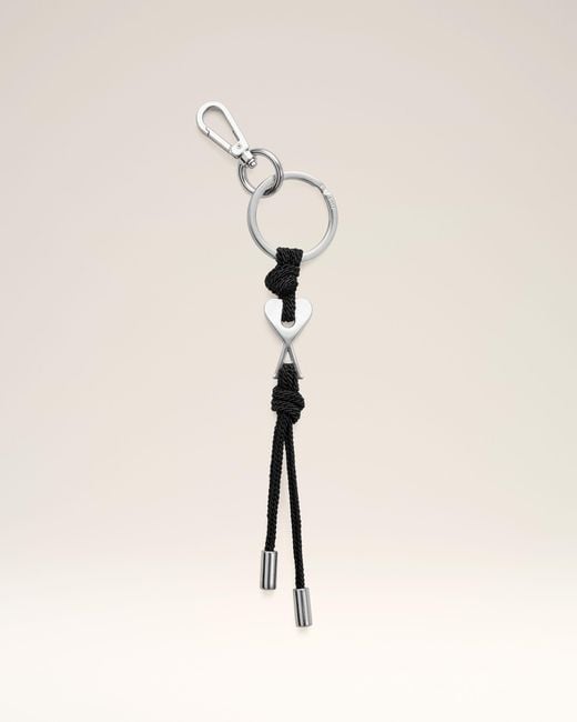 AMI Natural Metal Ami De Coeur Charm Keyring
